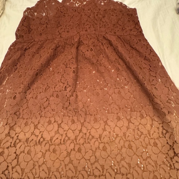 Urban Outfitters ombré cotton lace mini dress, size small - Picture 2 of 5